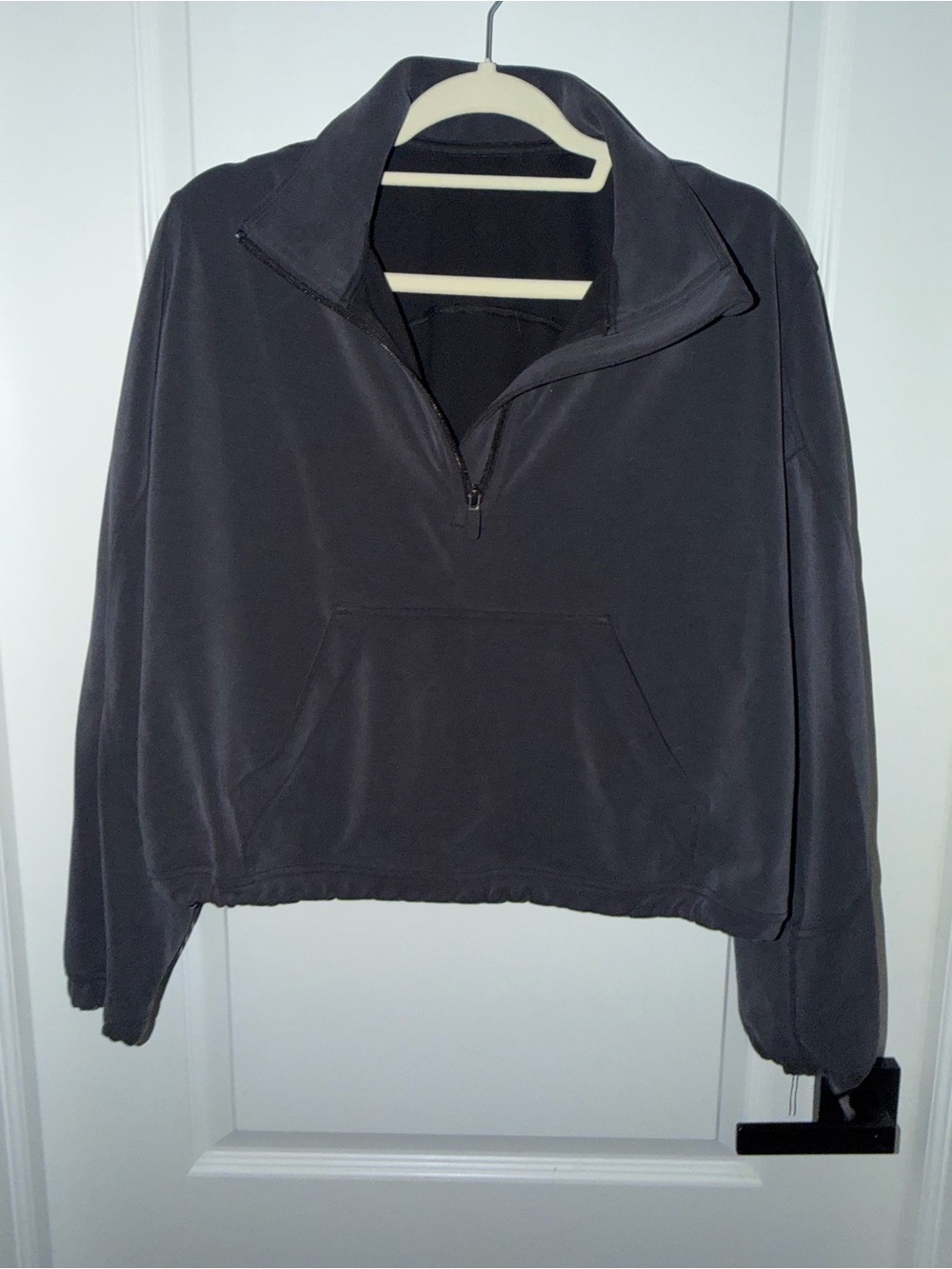 Lululemon Women’s Size 12 Black Half Zip Pullover Wide Leg Pants Set - Picture 6 of 12